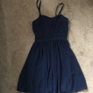 Navy Blue Maxi Dress